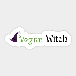 Vegan Witch Sticker